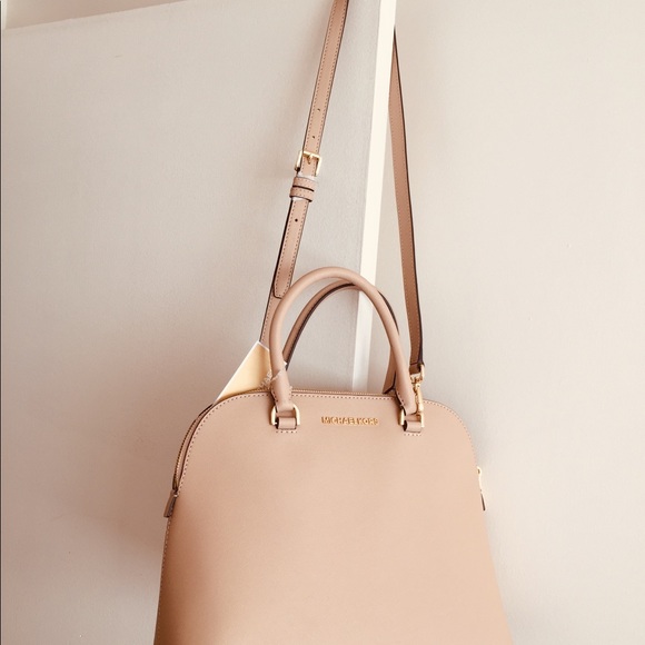 Michael Kors Large Leather Dome Satchel - Picture 6 of 7